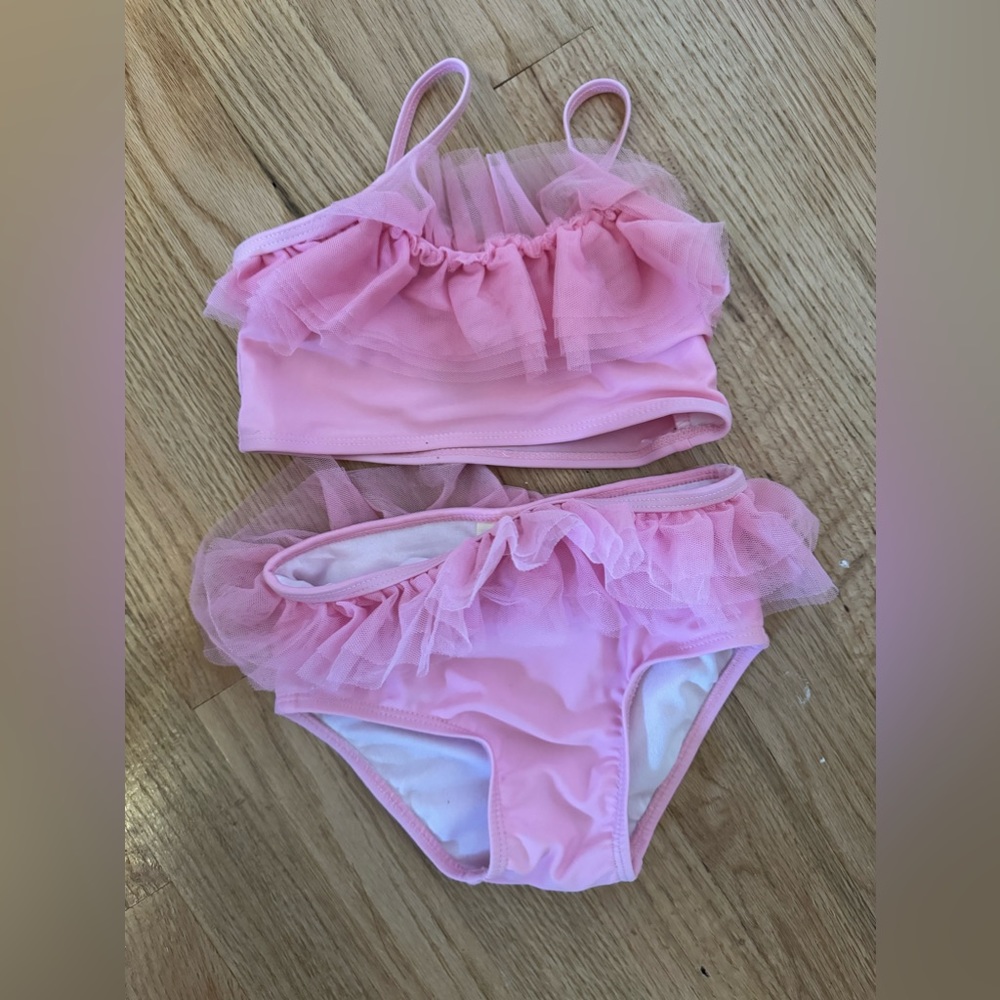 First Impressions Pink Ballet Bikini 12m